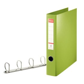   Gyűrűskönyv A/4 4 gyűrűs 5,8cm ESSELTE STANDARD JUMBO zöld