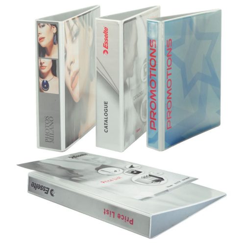 Gyűrűskönyv A/4 4 gyűrűs 3cm ESSELTE MAXI panorámás fehér