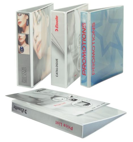 Gyűrűskönyv A/4 4 gyűrűs 3cm ESSELTE MAXI panorámás fehér