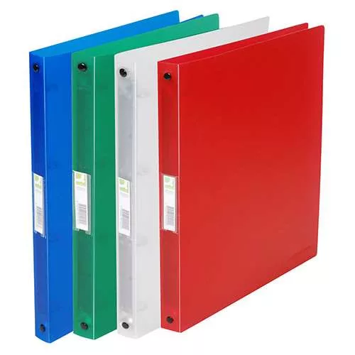 Gyűrűskönyv A/4 2 gyűrűs 2cm Q-CONNECT áttetsző piros