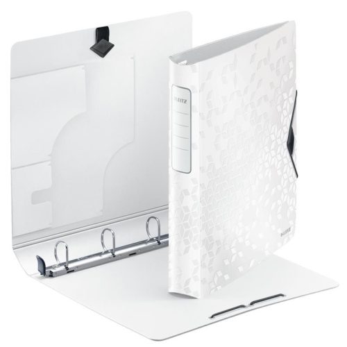 Gyűrűskönyv A/4 4 gyűrűs 3cm LEITZ WOW Active softclick fehér