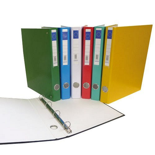 Gyűrűskönyv A/4 4 gyűrűs 6,5cm türkiz