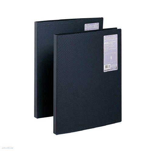 Villámzáras mappa A/4 elegáns fekete