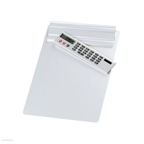 Felírótábla, Wedo, A/4, alumínium, álló, számológéppel