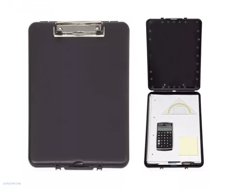 Felírótábla, Maul, A/4, műanyag, fedeles, keskeny, álló