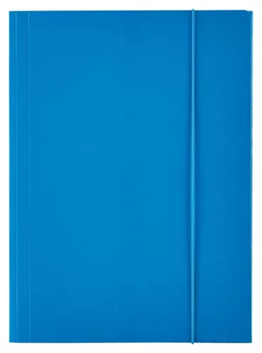 Iratgyűjtő gumis A/4 karton ESSELTE ECONOMY kék