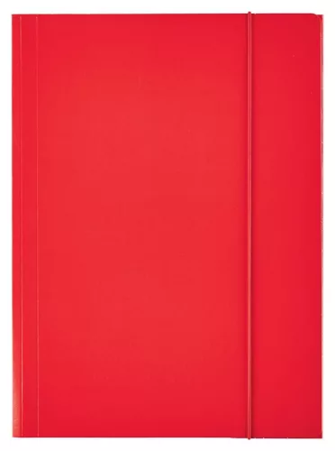 Iratgyűjtő gumis A/4 karton ESSELTE ECONOMY piros