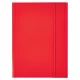 Iratgyűjtő gumis A/4 karton ESSELTE ECONOMY piros
