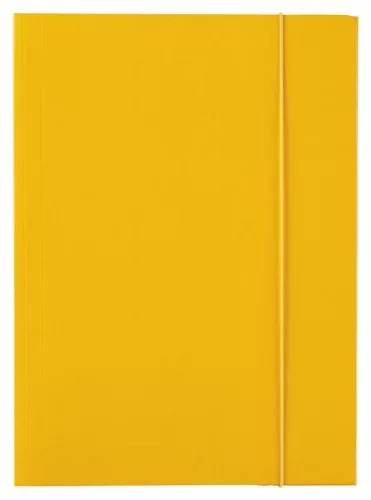 Iratgyűjtő gumis A/4 karton ESSELTE ECONOMY sárga