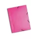 Iratgyűjtő gumis A/4 PP EXACOMPTA Standard rózsaszín