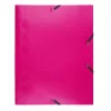 Iratgyűjtő gumis A/4 PP EXACOMPTA Standard rózsaszín