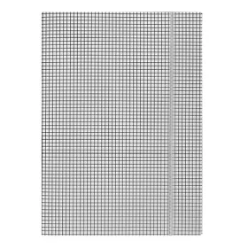 Iratgyűjtő gumis A/4  karton kockás DONAU fehér