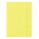 Iratgyűjtő gumis A/4  karton kockás DONAU sárga