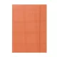 Iratgyűjtő gumis A/4  karton kockás DONAU narancs