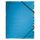 Rendezőmappa 12 részes karton gumis Leitz kék 39120035