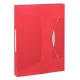 Iratgyűjtő gumis A/4 PP 4cm ESSELTE VIVIDA piros