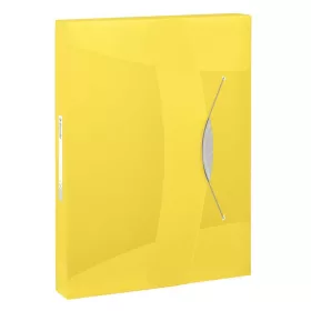 Iratgyűjtő gumis A/4 PP 4cm ESSELTE VIVIDA sárga