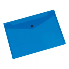 Iratgyűjtő tasak patentzáras A/4 PP Q-CONNECT kék