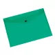 Iratgyűjtő tasak patentzáras A/4 PP Q-CONNECT zöld