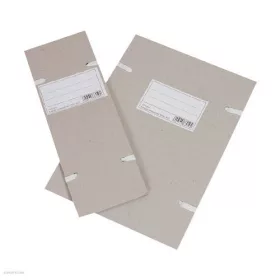 Irományfedél A/4 szalagos natúr 650g