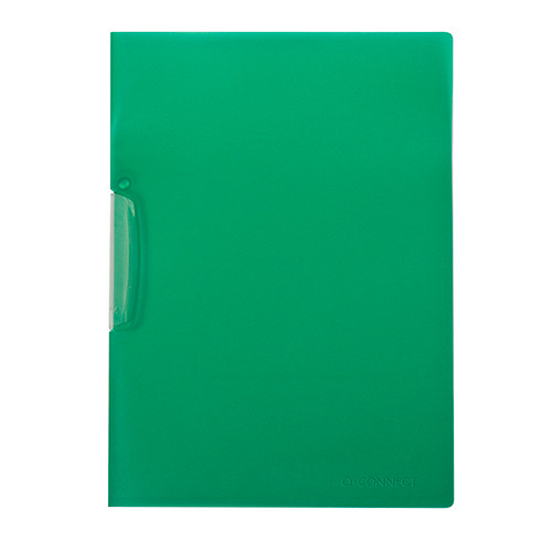 Klipmappa A/4 SwingClip Q-CONNECT áttetsző zöld