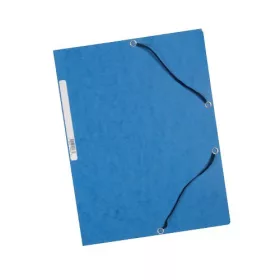 Iratgyűjtő gumis A/4 prespán Q-CONNECT kék