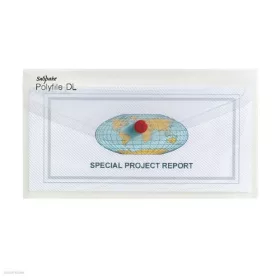 Irattasak Snopake Polyfile DL patentos, áttetsző 10057