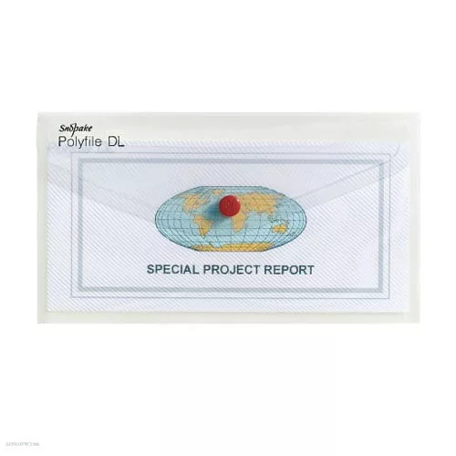 Irattasak Snopake Polyfile DL patentos, áttetsző 10057