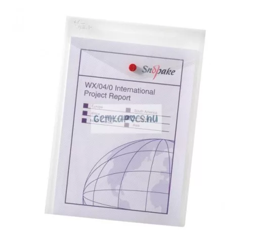 Irattasak Snopake Polyfile A/6 patentos, áttetsző 13293