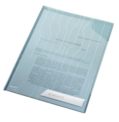 Genotherm A/4 lefűzhető Combifile kemény háttal 472800.. áttetsző kék