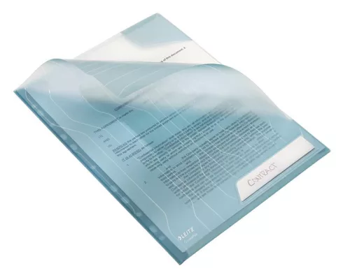 Genotherm A/4 lefűzhető Combifile kemény háttal 472800.. áttetsző kék