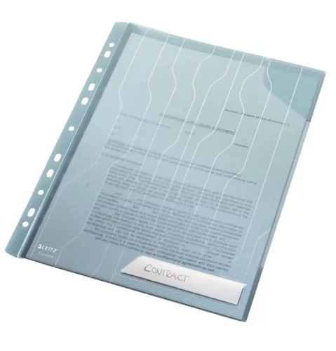 Genotherm A/4 lefűzhető Combifile kemény háttal 472800.. áttetsző kék