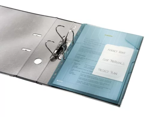 Genotherm A/4 lefűzhető Combifile rendszerező 472900.. áttetsző kék