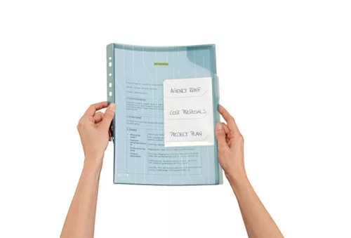 Genotherm A/4 lefűzhető Combifile rendszerező 472900.. áttetsző kék