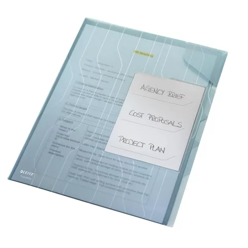 Genotherm A/4 lefűzhető Combifile rendszerező 472900.. áttetsző kék