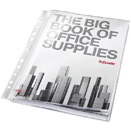 Genotherm A/4 Esselte lefűzhető katalógustartó 140mikron 54902