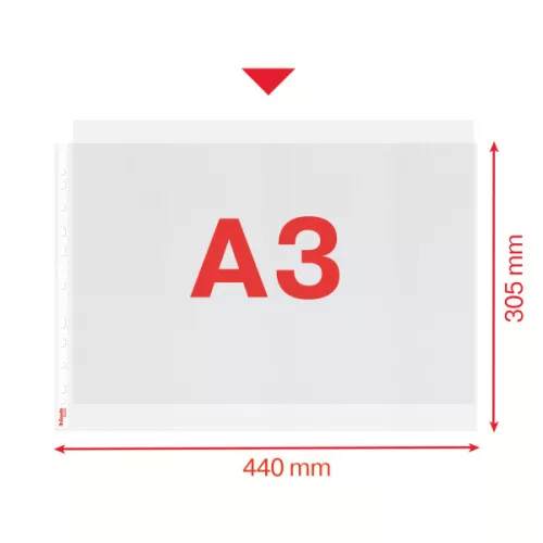 Genotherm A/3 Esselte, lefűzhető, 85 mikron, 55230