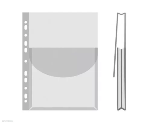 Genotherm/katalógustartó A/4 lefűzhető Donau Jumbo füllel víztiszta 170mikron, 27mm