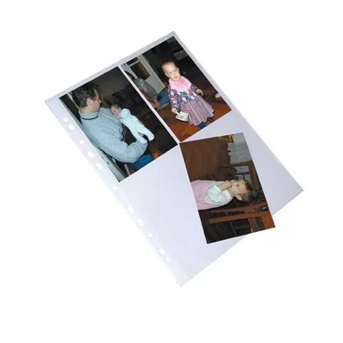 Genotherm/fényképtartó A/4 VIQUEL lefűzhető 90mikron 25db-os