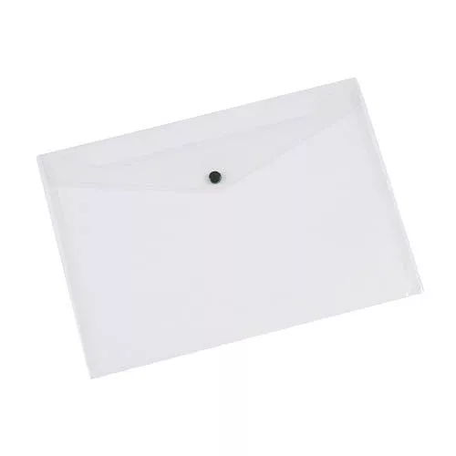 Iratgyűjtő tasak patentzáras A/3 PP Q-CONNECT átlátszó