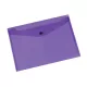 Iratgyűjtő tasak patentzáras A/5 PP Q-CONNECT lila