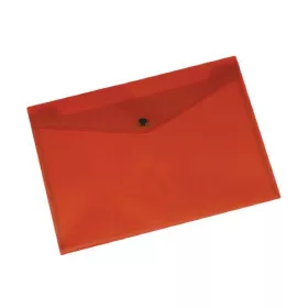   Iratgyűjtő tasak patentzáras A/5 PP Q-CONNECT áttetsző piros