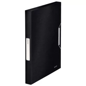 Iratgyűjtő gumis A/4 PP LEITZ Style JUMBO fekete