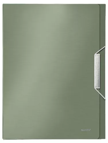 Iratgyűjtő gumis A/4 PP LEITZ Style JUMBO zöld