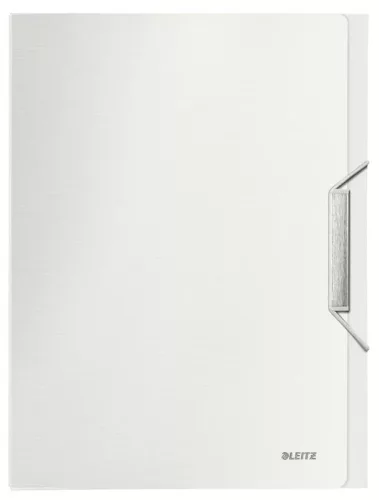 Iratgyűjtő gumis A/4 PP LEITZ Style JUMBO fehér