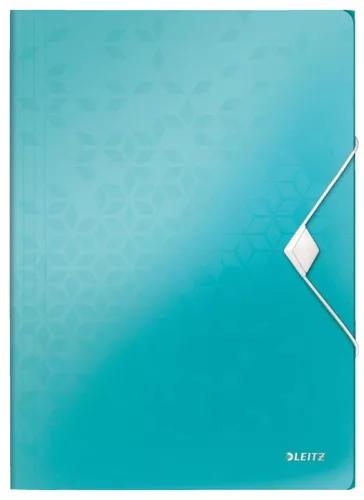 Iratgyűjtő gumis A/4 PP LEITZ WOW világoskék