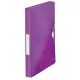 Iratgyűjtő gumis A/4 PP 3cm LEITZ WOW JUMBO lila