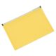 Iratgyűjtő tasak zipp A/4 PP Q-CONNECT sárga