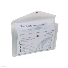 Iratgyűjtő tasak Snopake Trio 14966 A/4 Clear 400 mikron