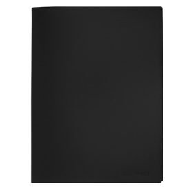 Iratvédő mappa, 40 tasakos, Q-Connect, fekete